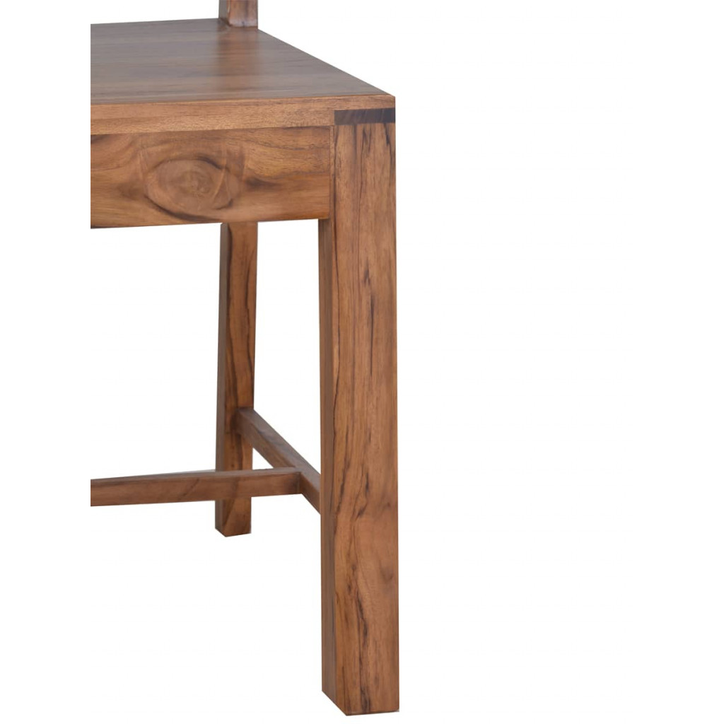 Esszimmerstuhl Thali Modern Teak Dunkelbraun