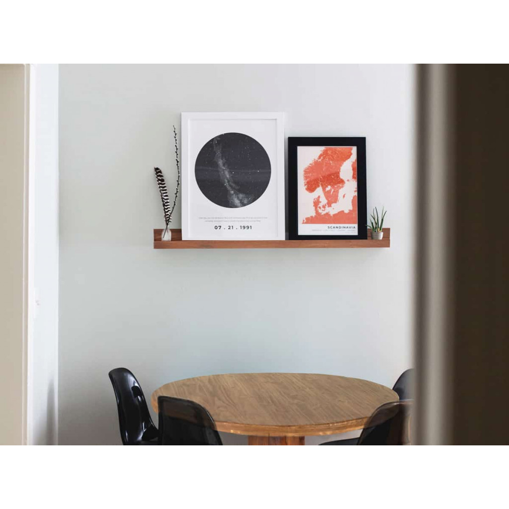 Wandregal Maharaja Modern Sheesham Braun