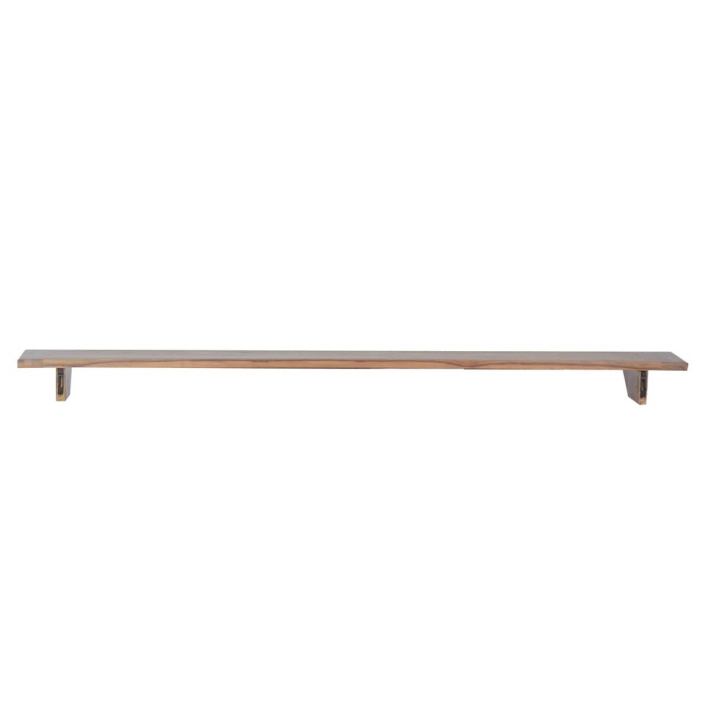 Wandregal Thali Modern Teak Braun