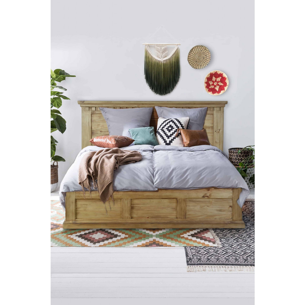 Bett Mexico Möbel Landhaus Massivholz Pinie Honig