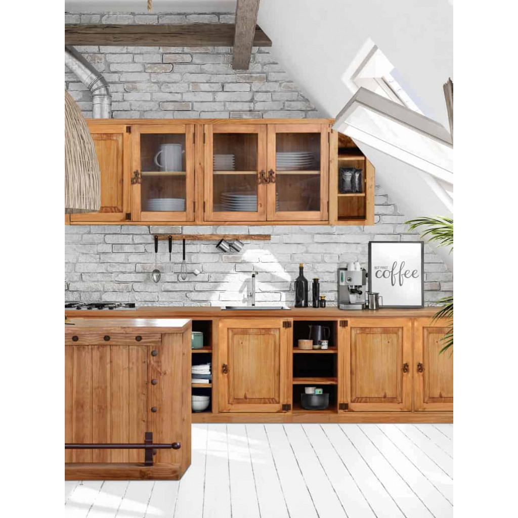 Hängeschrank Mexico Möbel Landhaus Pinie Honig