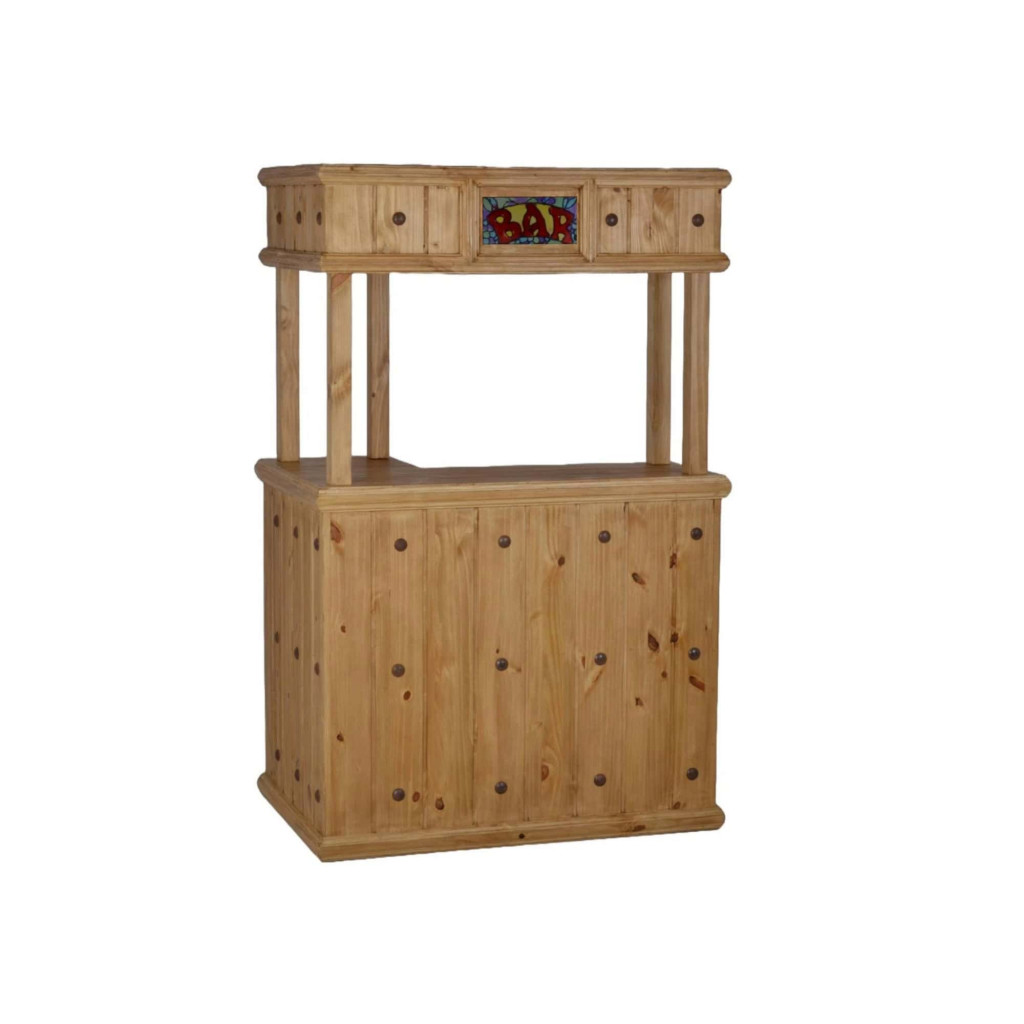 Bar Mexico Möbel Landhaus Pinie Honig