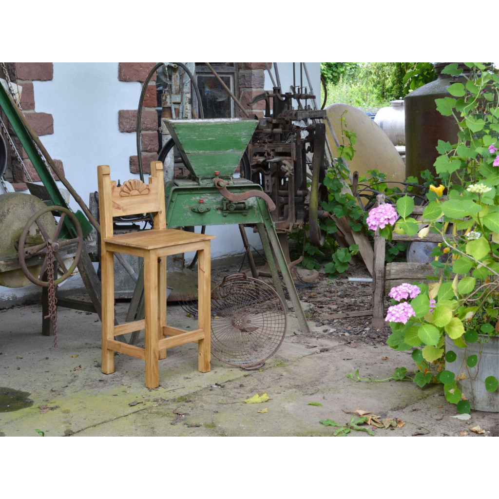 Barhocker Mexico Möbel Landhaus Pinie Honig