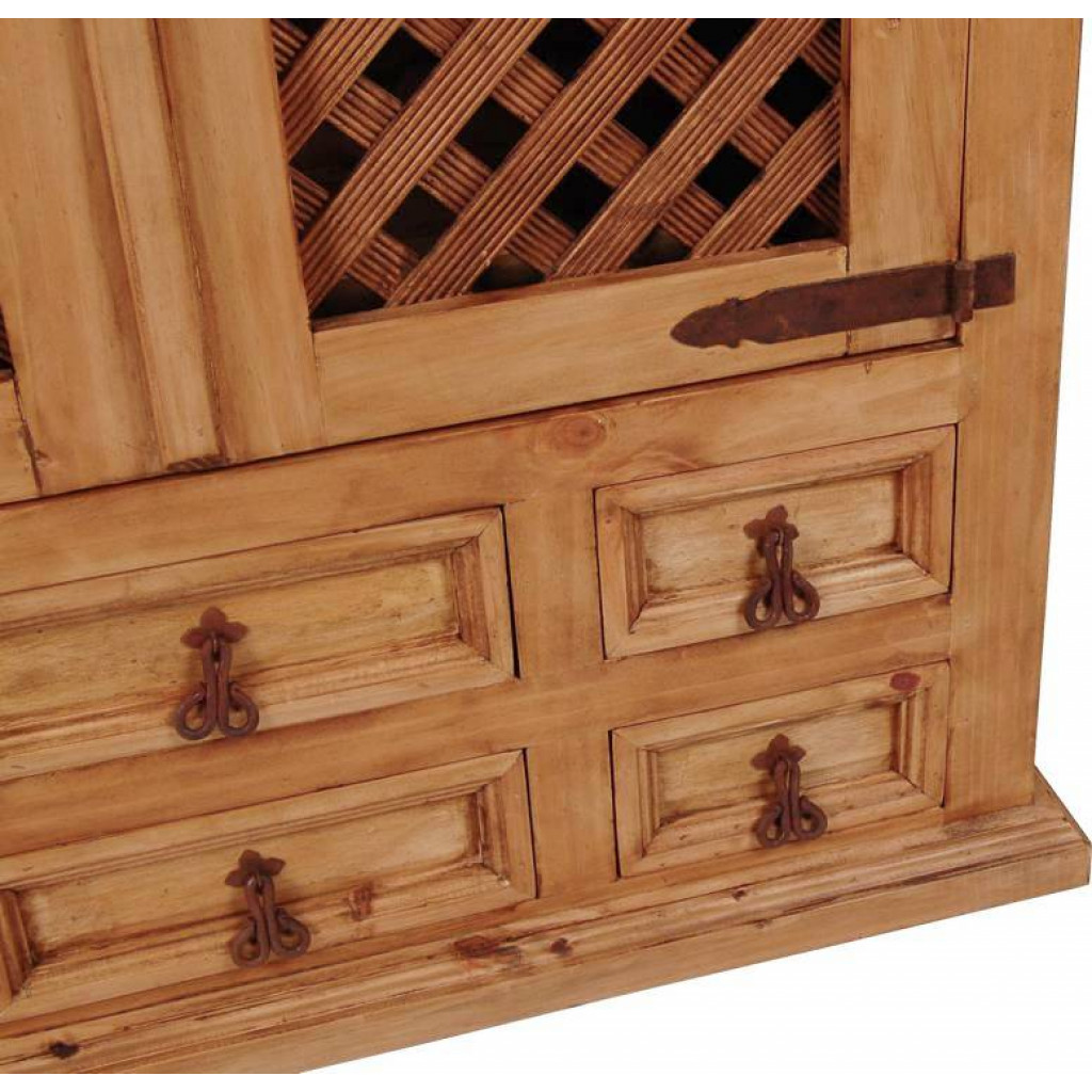 Barschrank Mexico Möbel Landhaus Pinie Honig