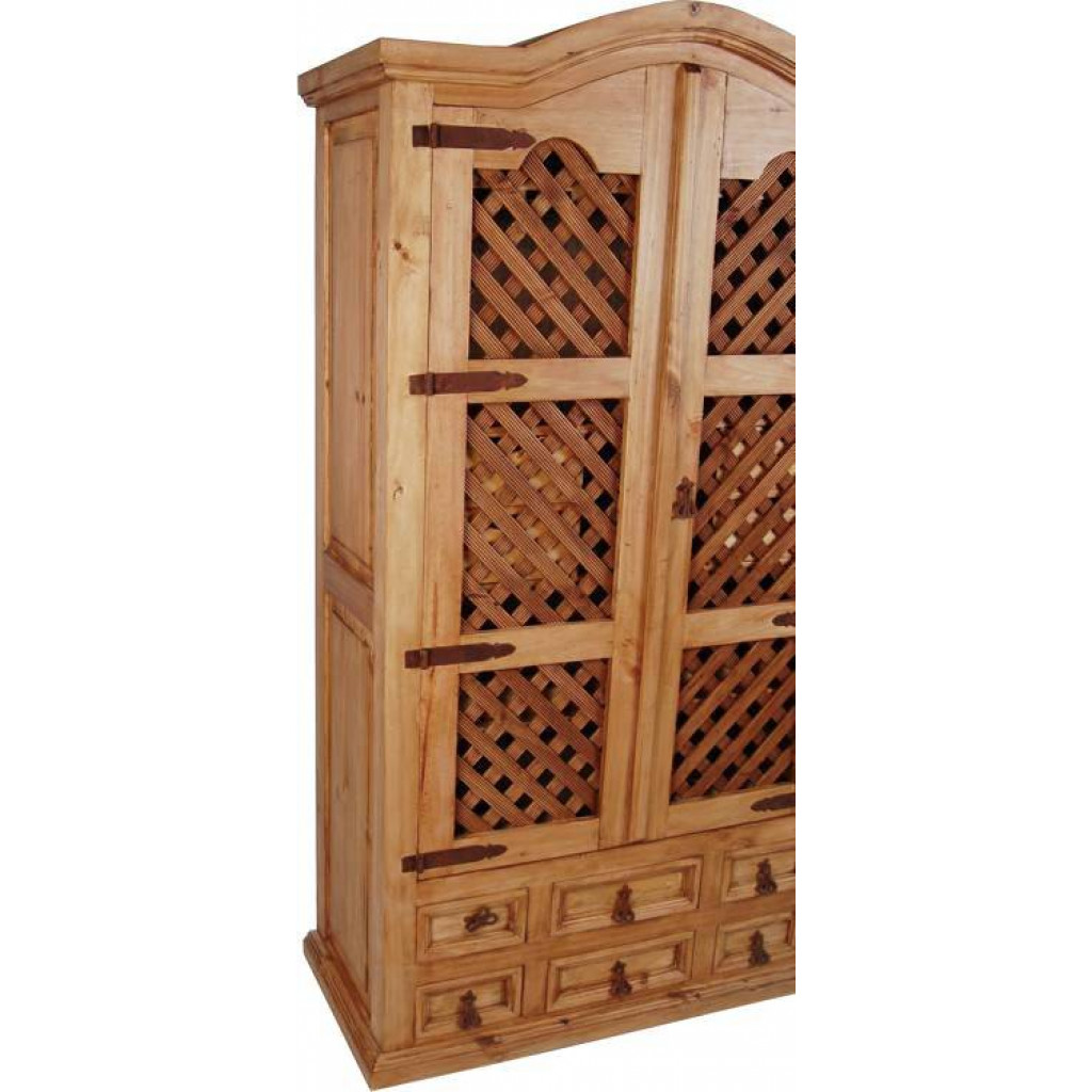 Barschrank Mexico Möbel Landhaus Pinie Honig