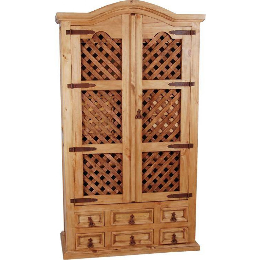 Barschrank Mexico Möbel Landhaus Pinie Honig