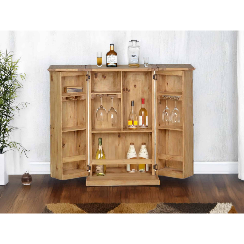 Barschrank Mexico Möbel Pinie Honig