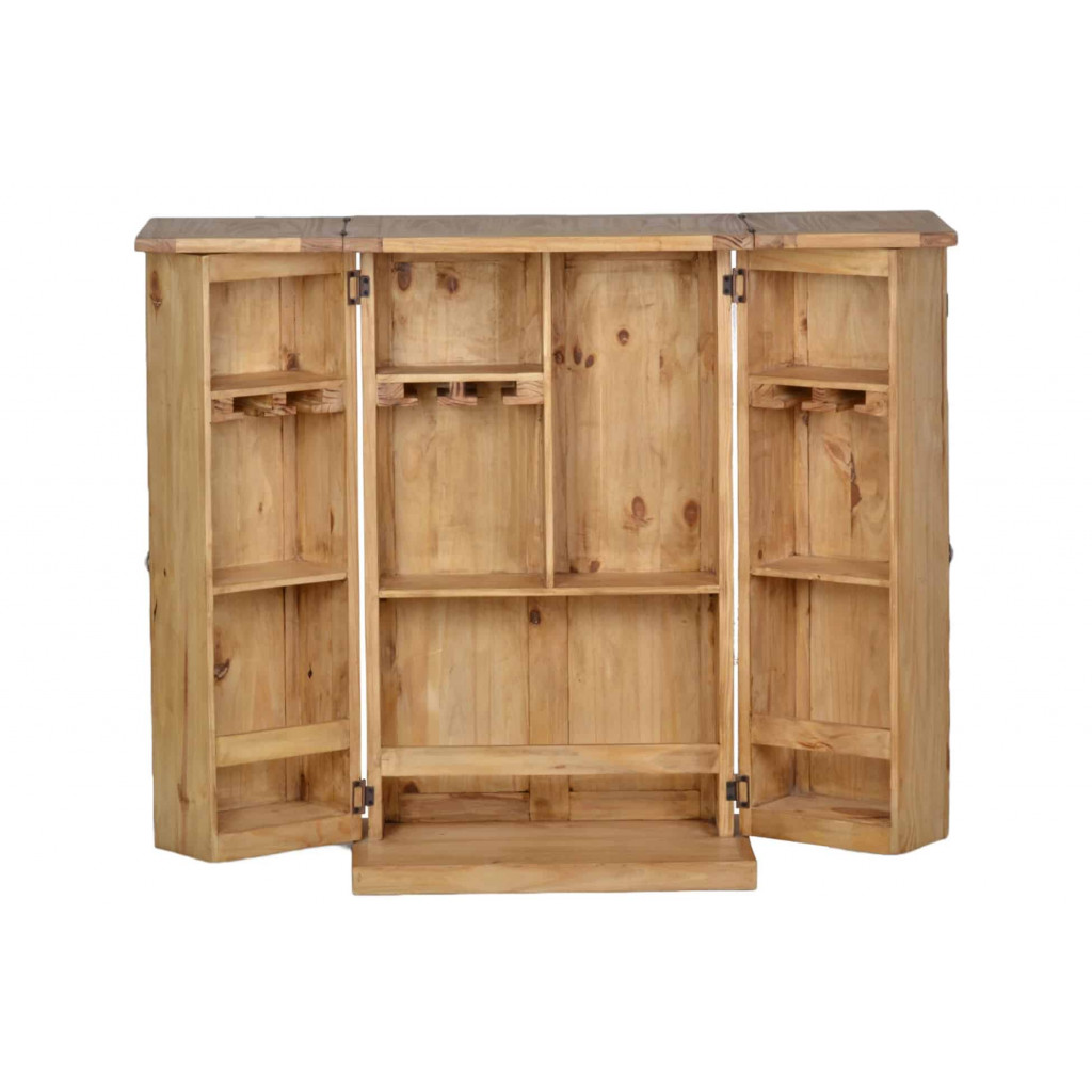 Barschrank Mexico Möbel Pinie Honig