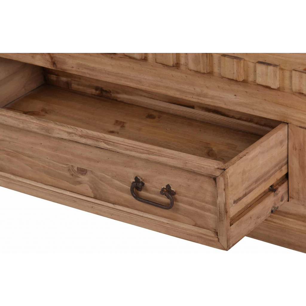 Bett Mexico Möbel Landhaus Massivholz Pinie Honig