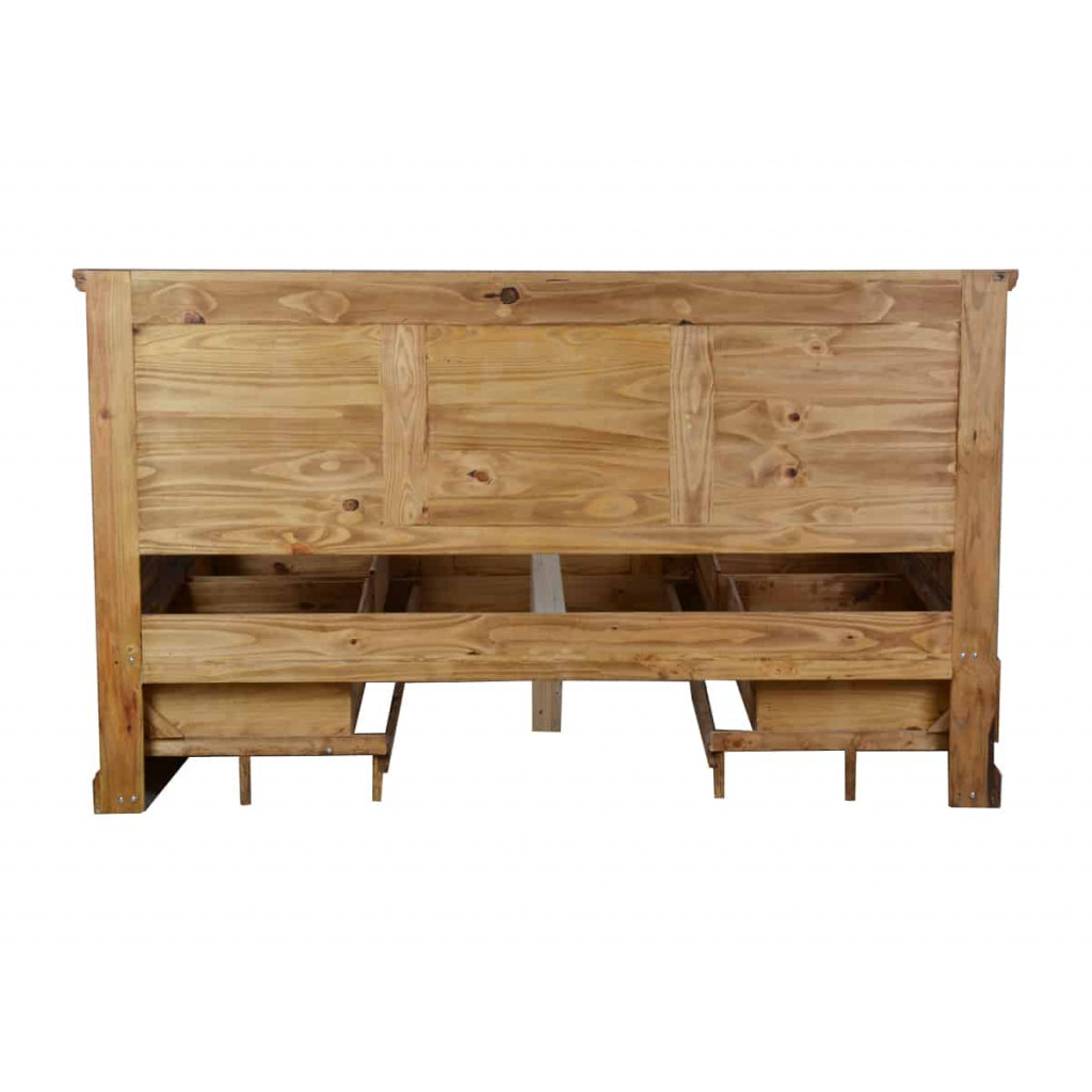 Bett Mexico Möbel Landhaus Massivholz Pinie Honig