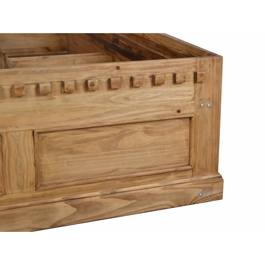 Bett Mexico Möbel Landhaus Massivholz Pinie Honig