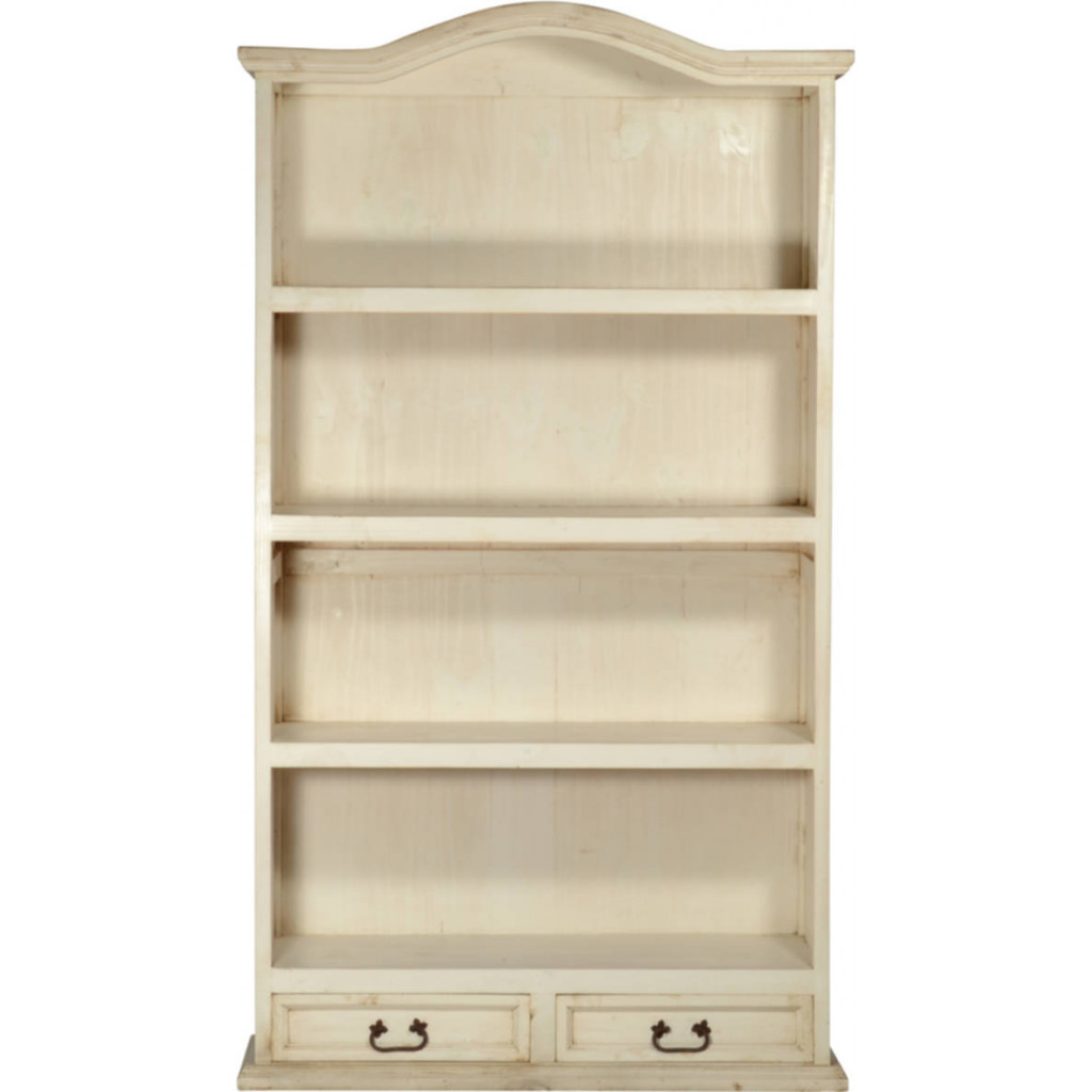 Bücherregal Mexico Möbel Landhaus Pinie Weiß