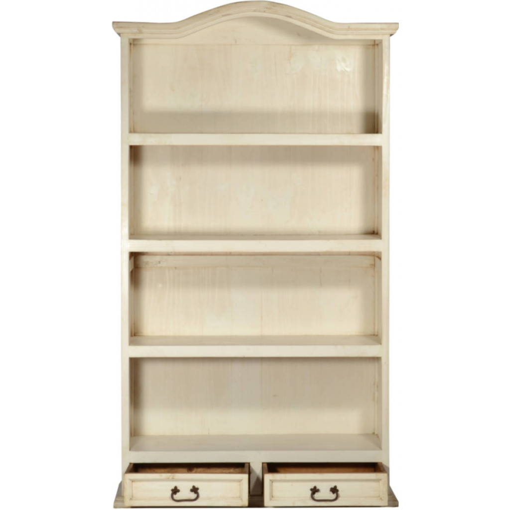 Bücherregal Mexico Möbel Landhaus Pinie Weiß