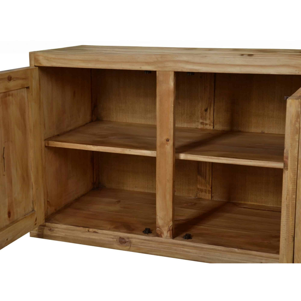 Buffet Mexico Möbel Landhaus Glas Massivholz Pinie Honig