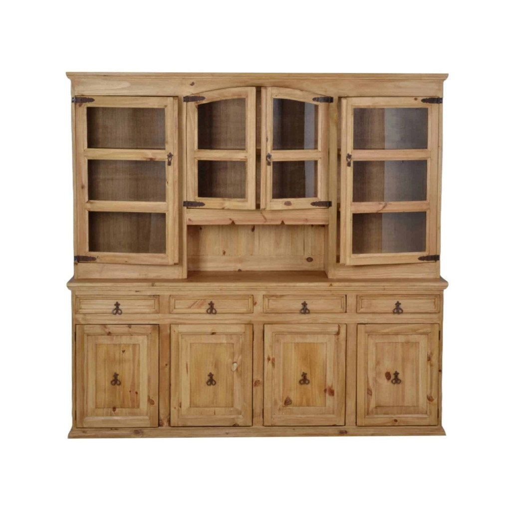 Buffet Mexico Möbel Landhaus Glas Massivholz Pinie Honig