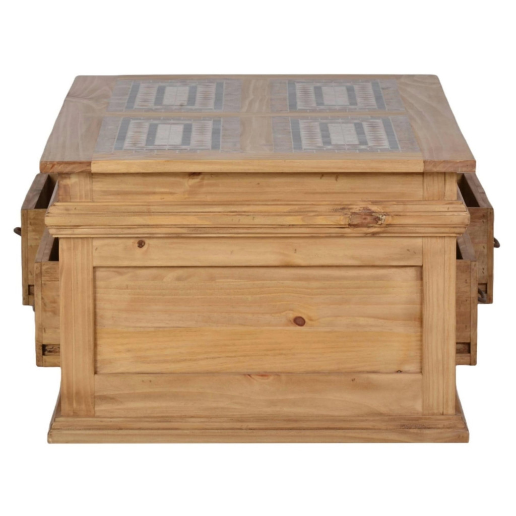 Couchtisch Mexico Möbel Landhaus Massivholz Pinie Honig