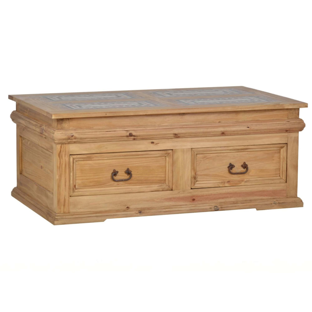 Couchtisch Mexico Möbel Landhaus Massivholz Pinie Honig