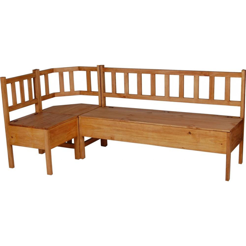 Eckbank Mexico Möbel Landhaus Pinie Honig