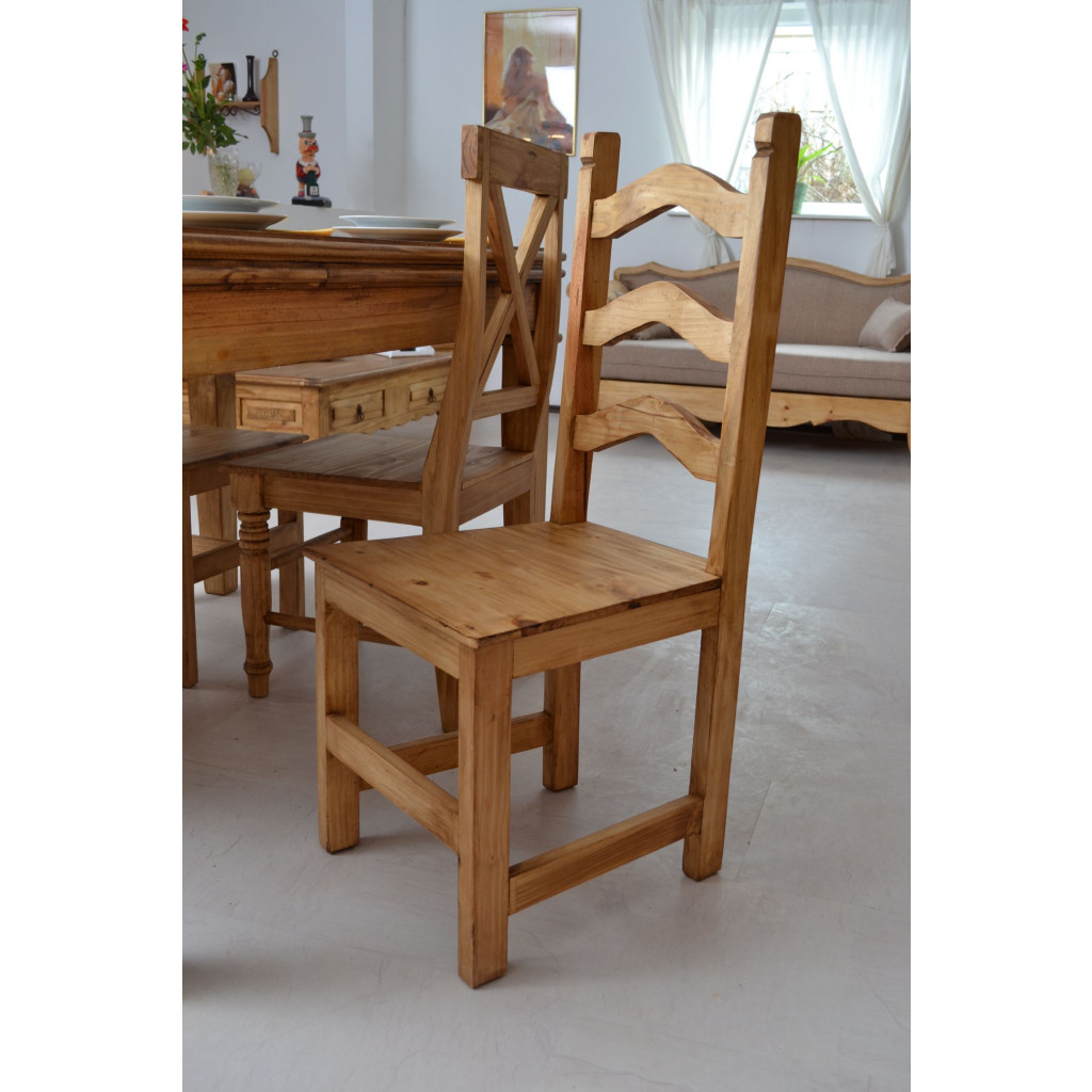Esszimmerstuhl Mexico Möbel Landhaus Pinie Honig 10126 1