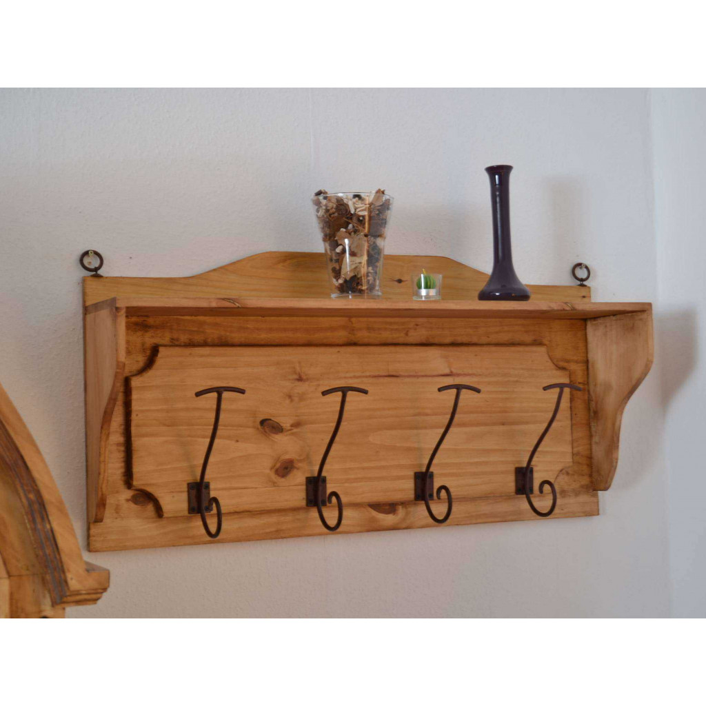 Garderobenhaken Mexico Möbel Landhaus Pinie Honig