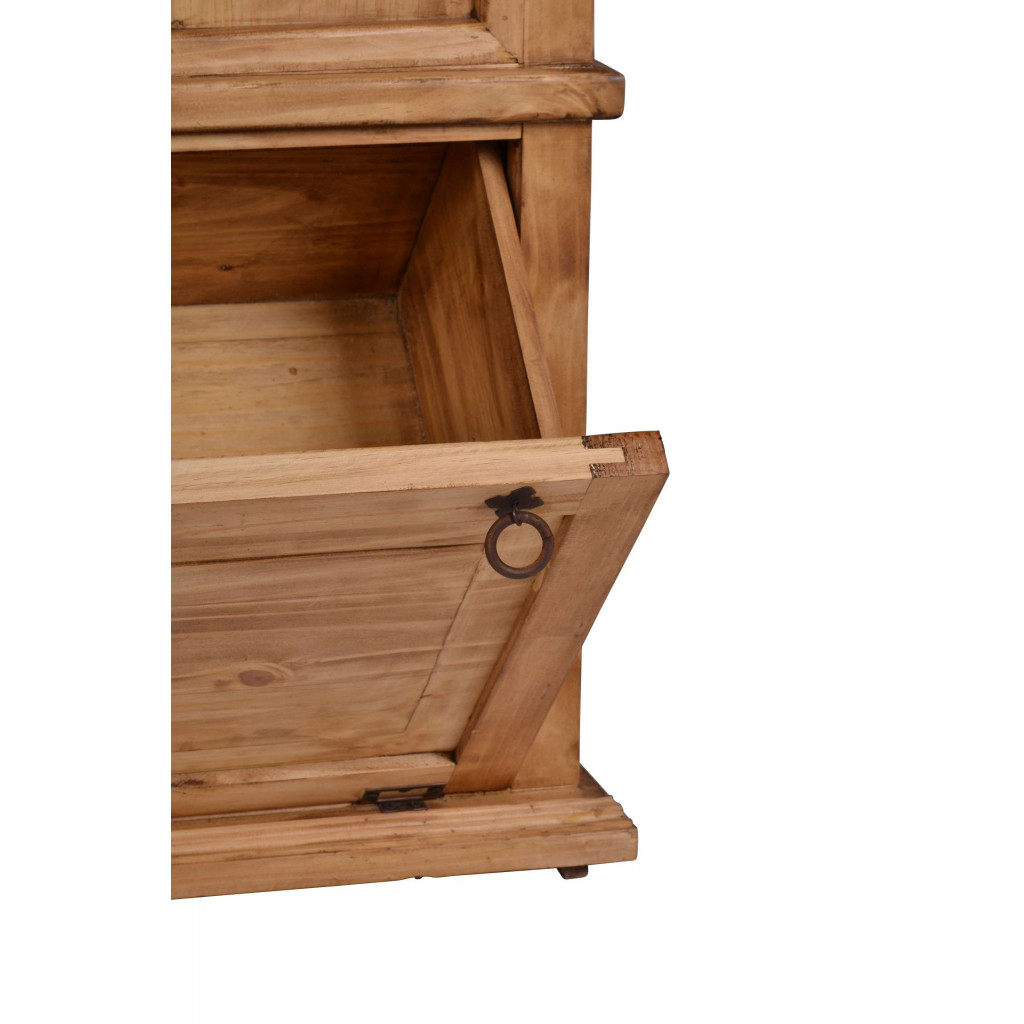 Garderobenschrank Mexico Möbel Landhaus Pinie Honig