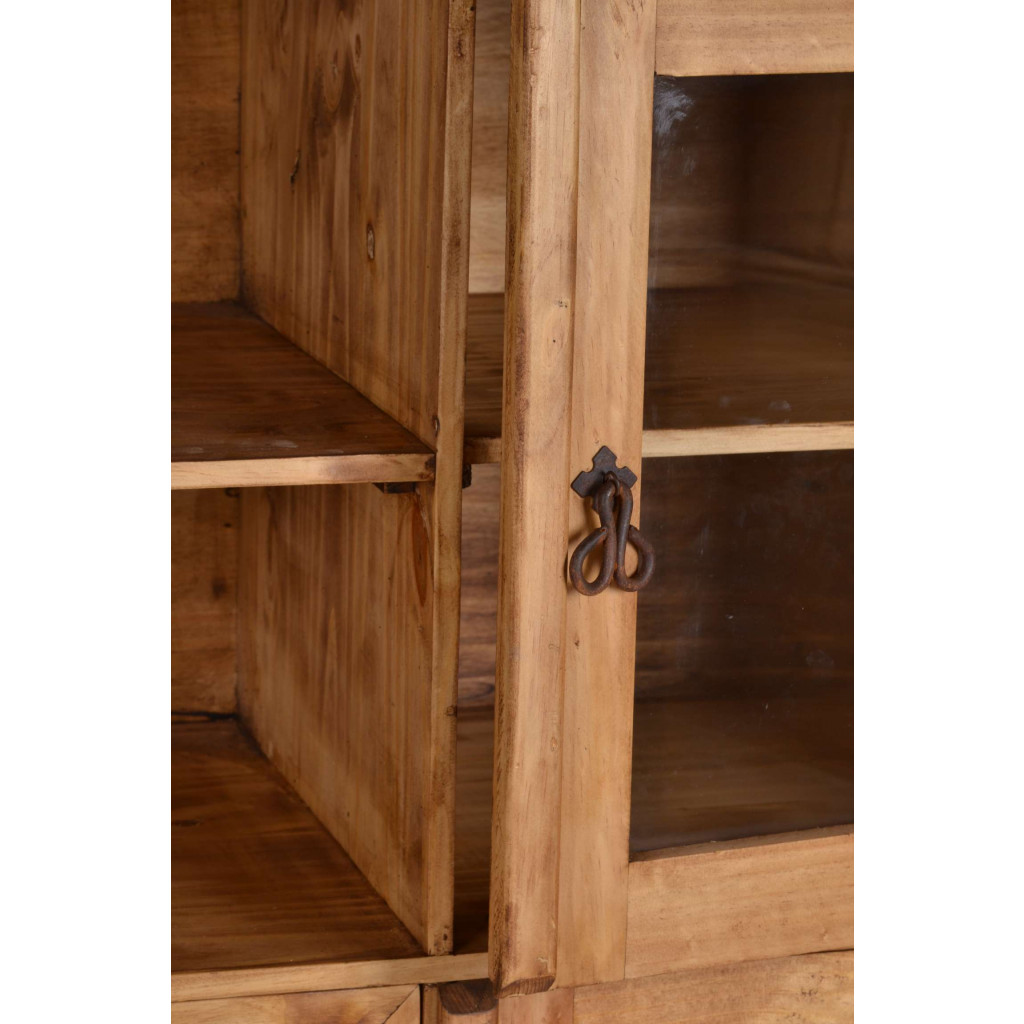 Highboard Mexico Möbel Landhaus Pinie Honig