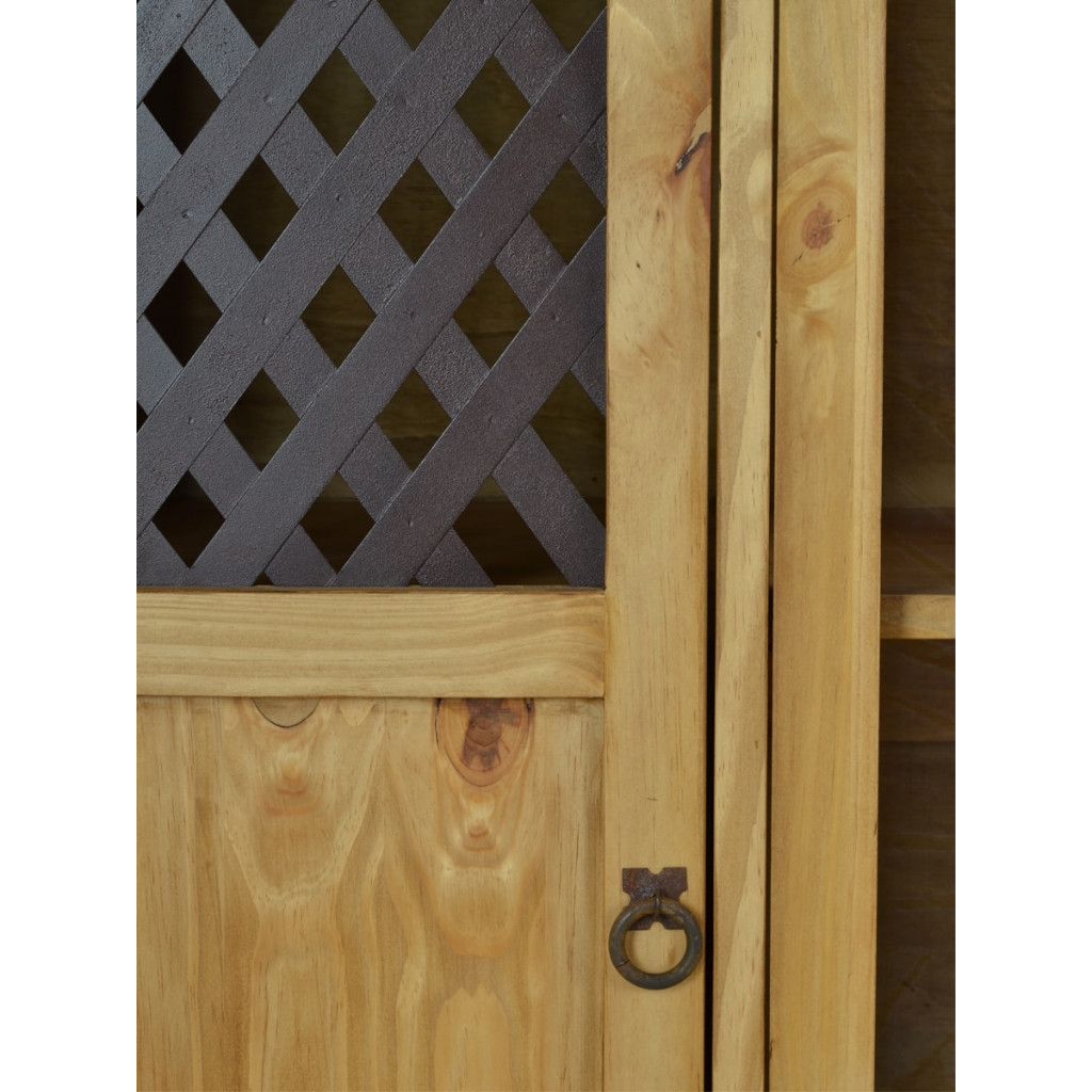 Highboard Mexico Möbel Landhaus Pinie Honig