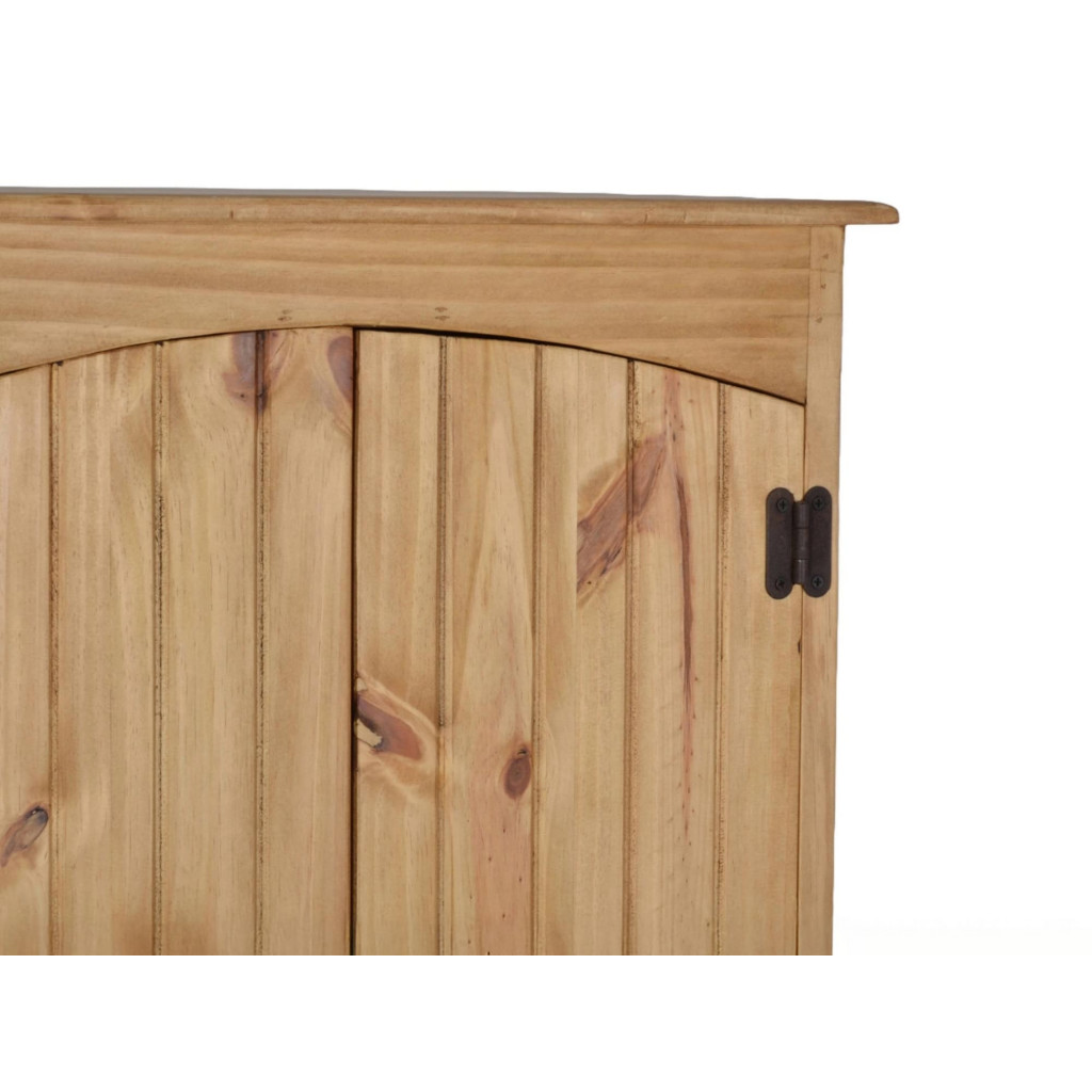 Hochschrank Mexico Möbel Landhaus Massivholz Pinie Honig