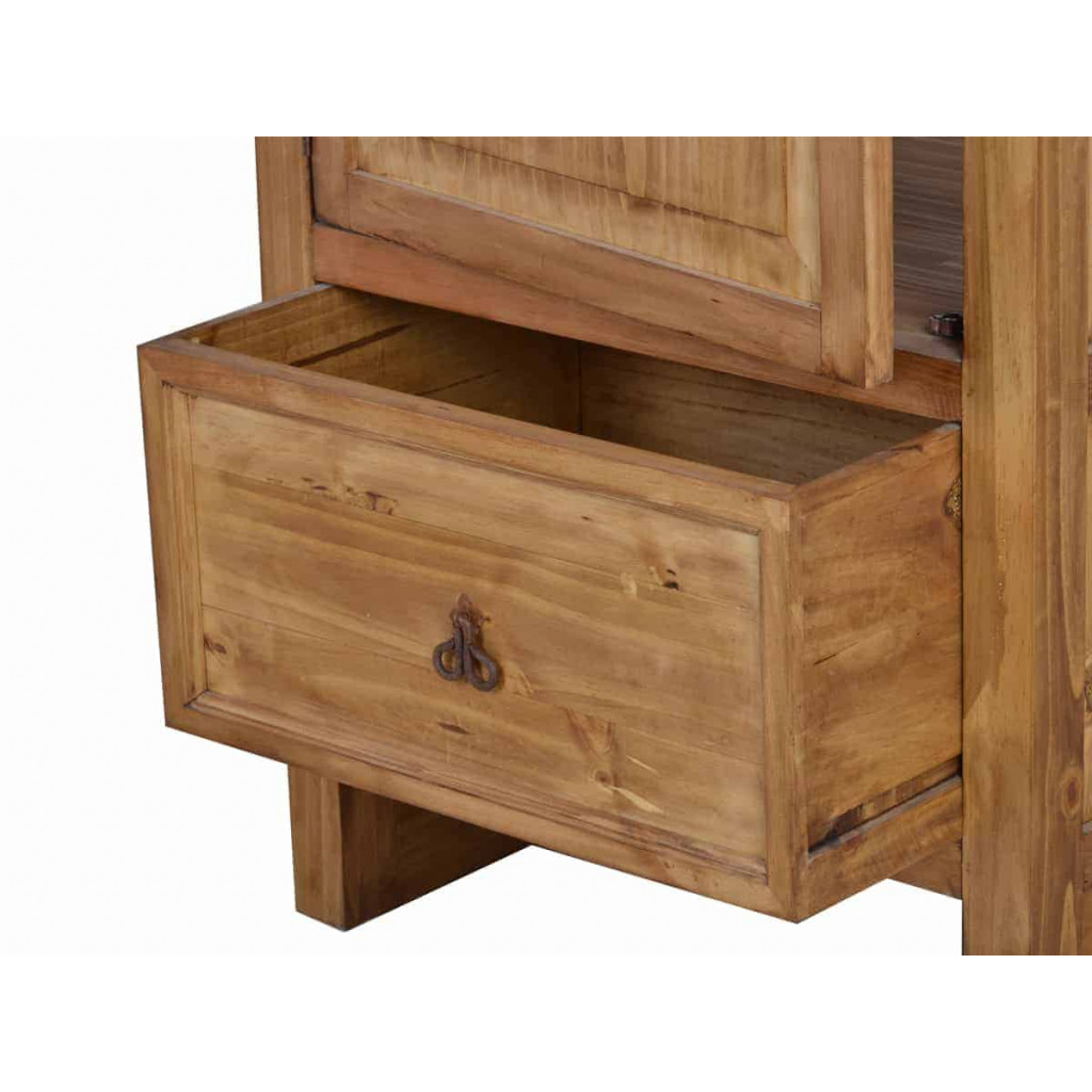 Hochschrank Mexico Möbel Landhaus Pinie Honig