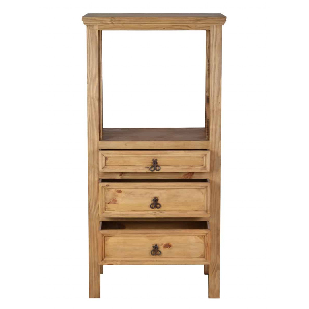 Hochschrank Mexico Möbel Landhaus Pinie Honig