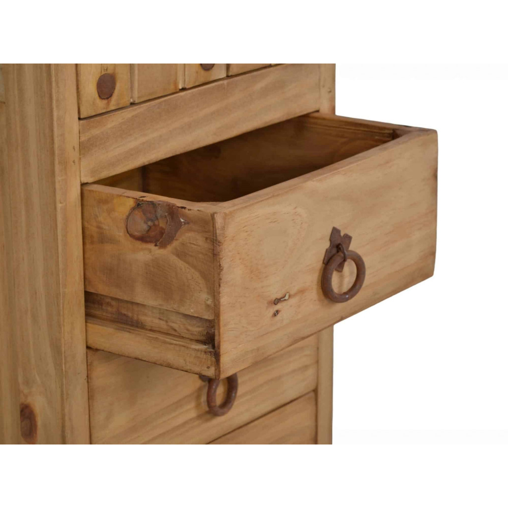 Hochschrank Mexico Möbel Landhaus Pinie Honig