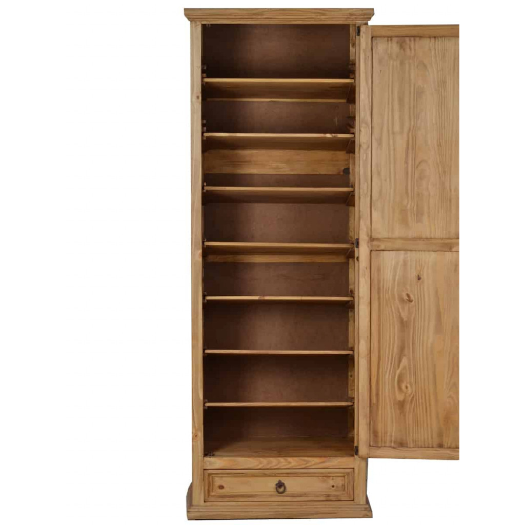 Kleiderschrank Mexico Möbel Landhaus Pinie Honig