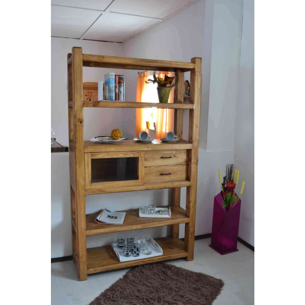 Regal Mexico Möbel Landhaus Pinie Honig