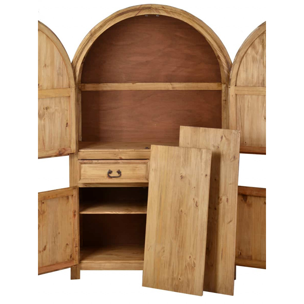 Schrank Mexico Möbel Landhaus Pinie Honig