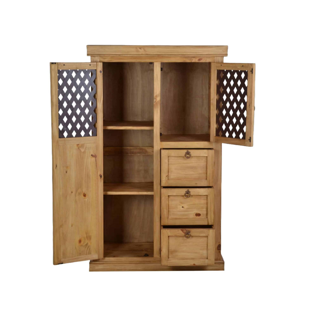 Schrank Mexico Möbel Landhaus Pinie Honig