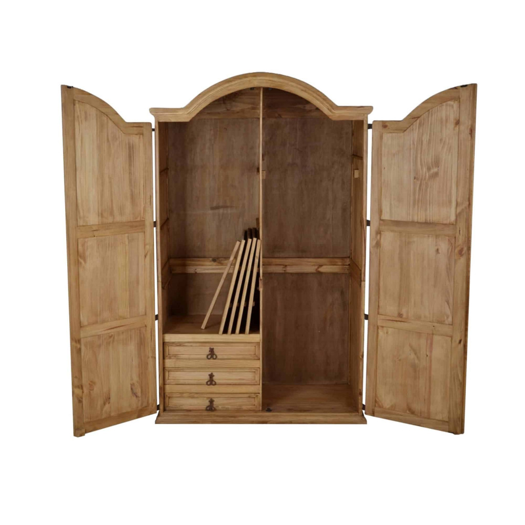 Schrank Mexico Möbel Landhaus Pinie Honig