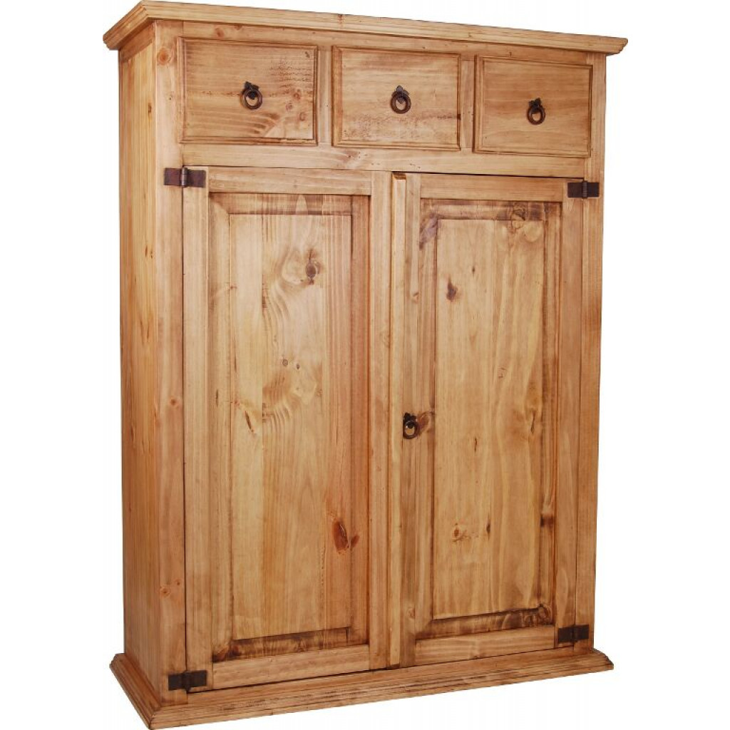 Schuhschrank Mexico Möbel Landhaus Pinie Honig