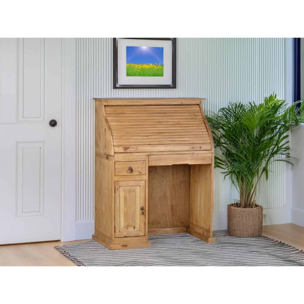 Sekretär Mexico Möbel Landhaus Pinie Honig