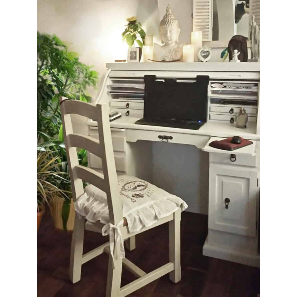 Sekretär Mexico Möbel Landhaus Pinie Weiß