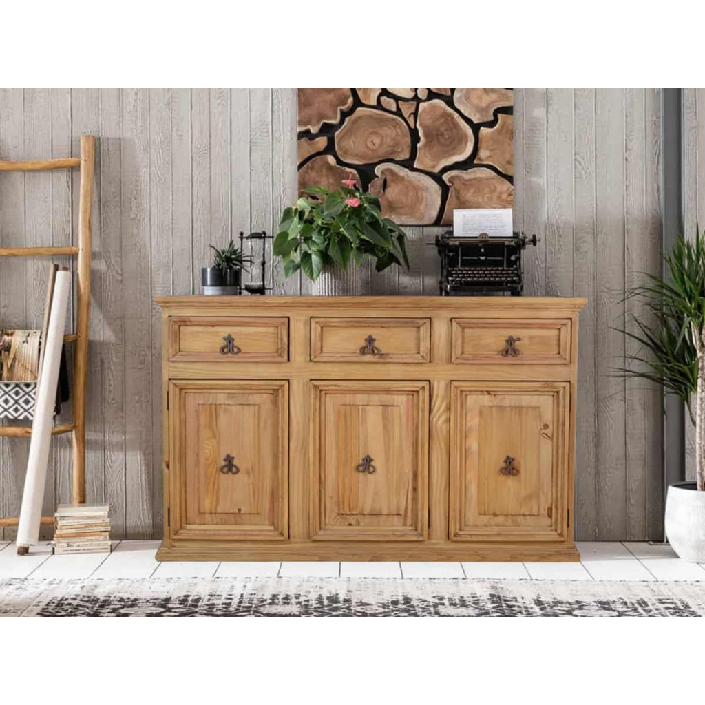 Sideboard Mexico Möbel Landhaus Pinie Honig