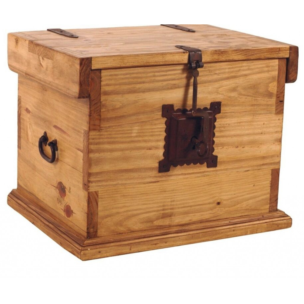 Truhe Mexico Möbel Landhaus Pinie Honig