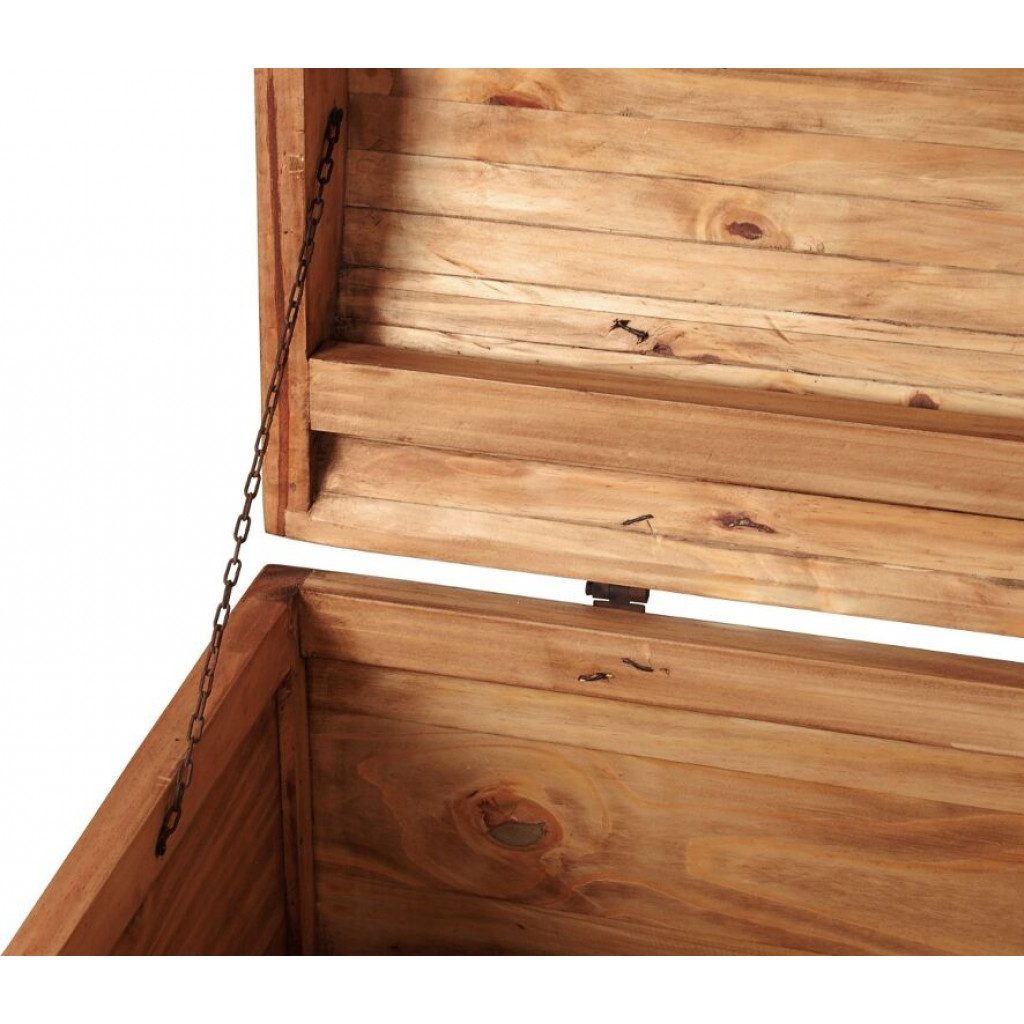 Truhe Mexico Möbel Landhaus Pinie Honig