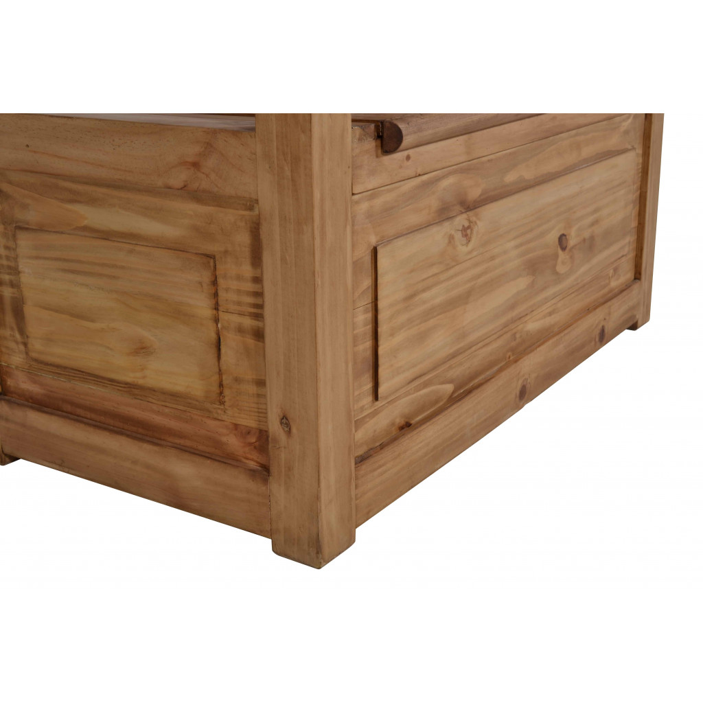 Truhenbank Mexico Möbel Landhaus Pinie Honig