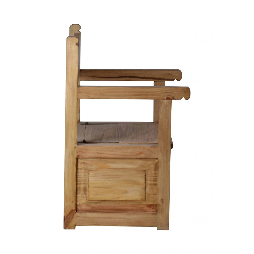 Truhenbank Mexico Möbel Landhaus Pinie Honig