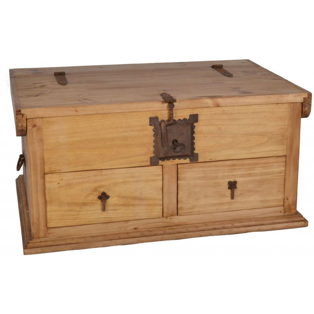 Truhentisch Mexico Möbel Landhaus Pinie Honig