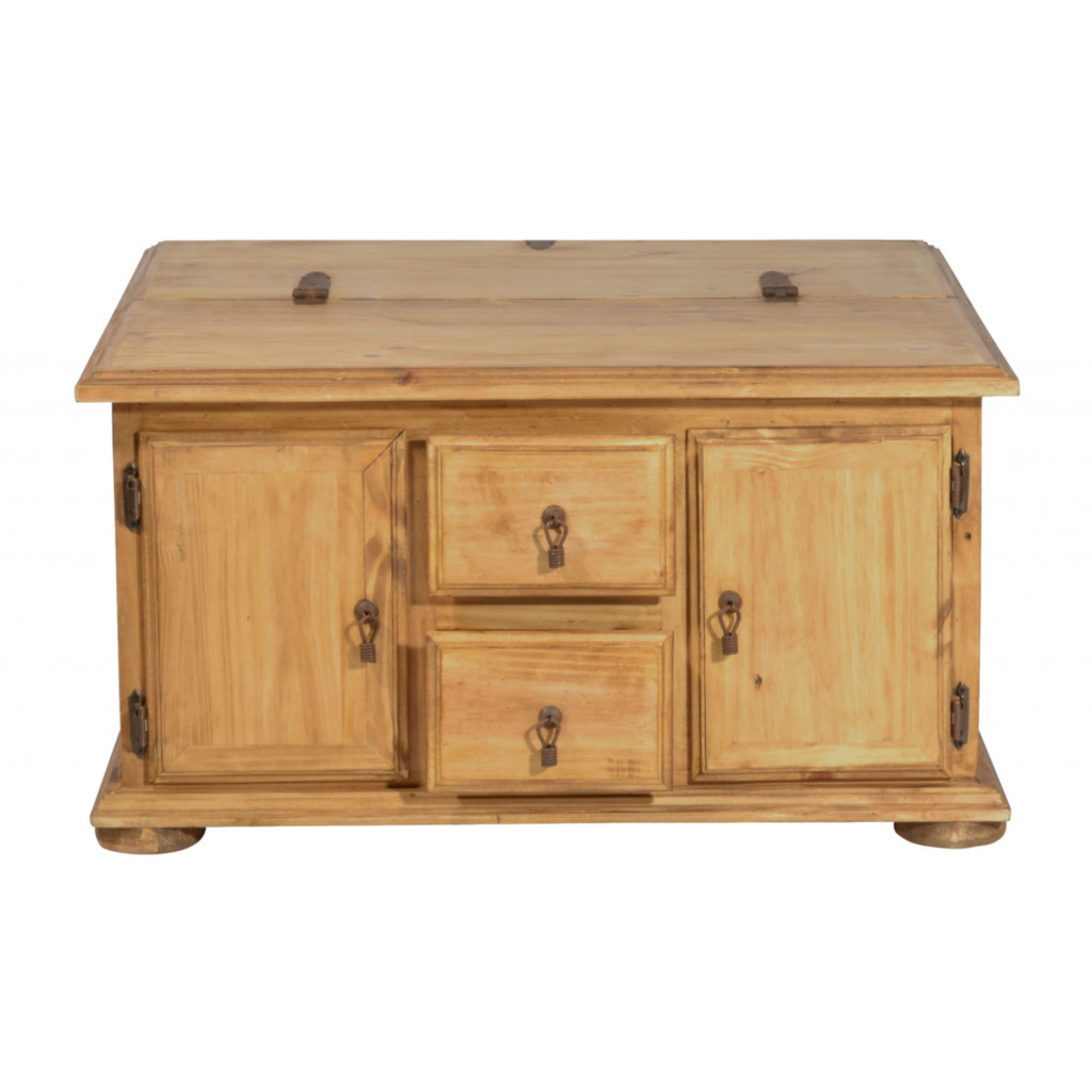 Truhentisch Mexico Möbel Landhaus Pinie Honig
