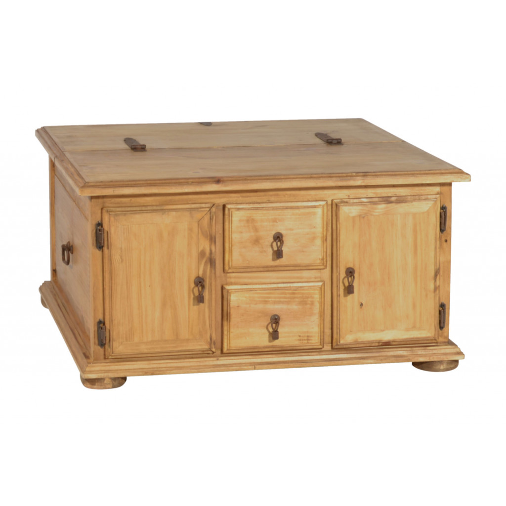 Truhentisch Mexico Möbel Landhaus Pinie Honig