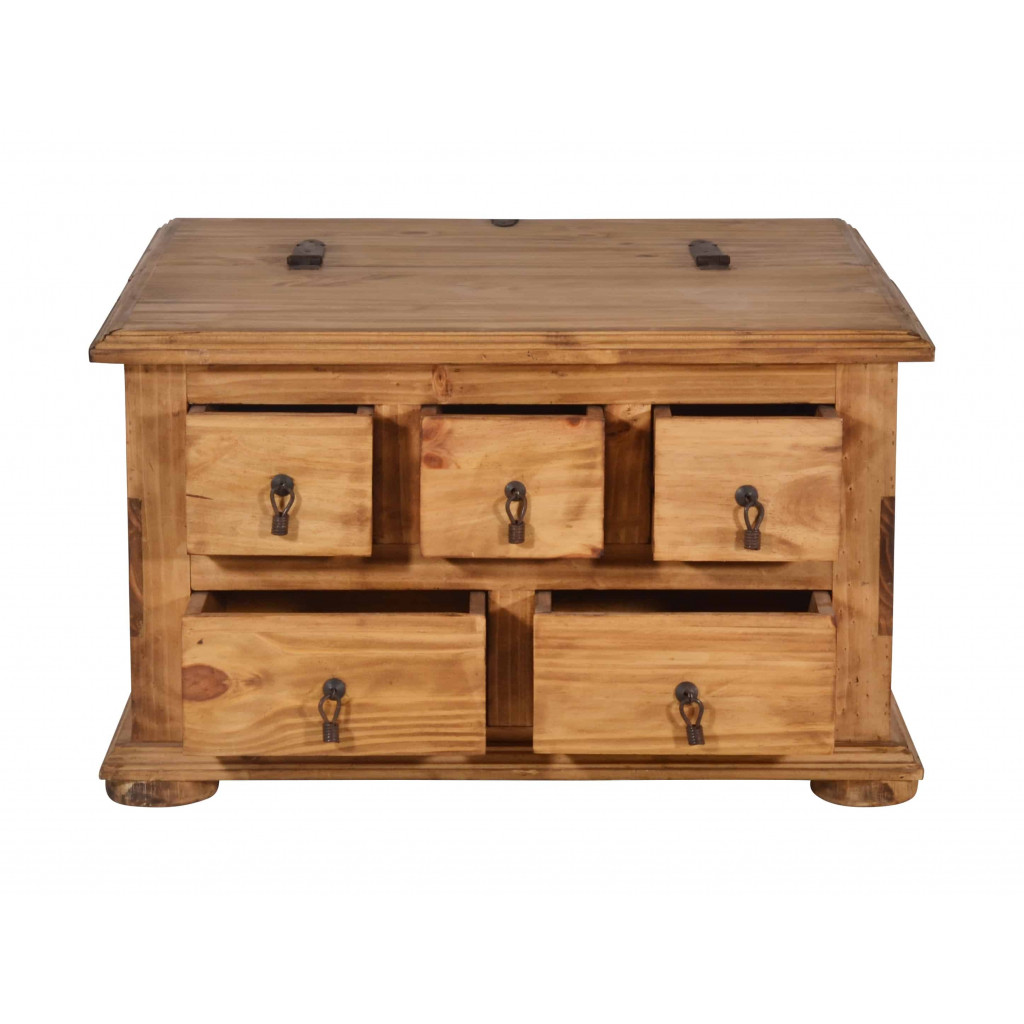 Truhentisch Mexico Möbel Landhaus Pinie Honig