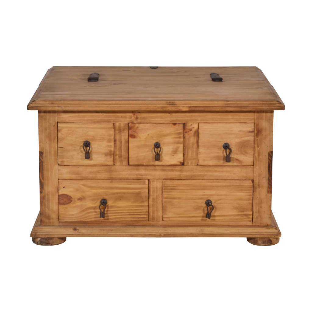 Truhentisch Mexico Möbel Landhaus Pinie Honig