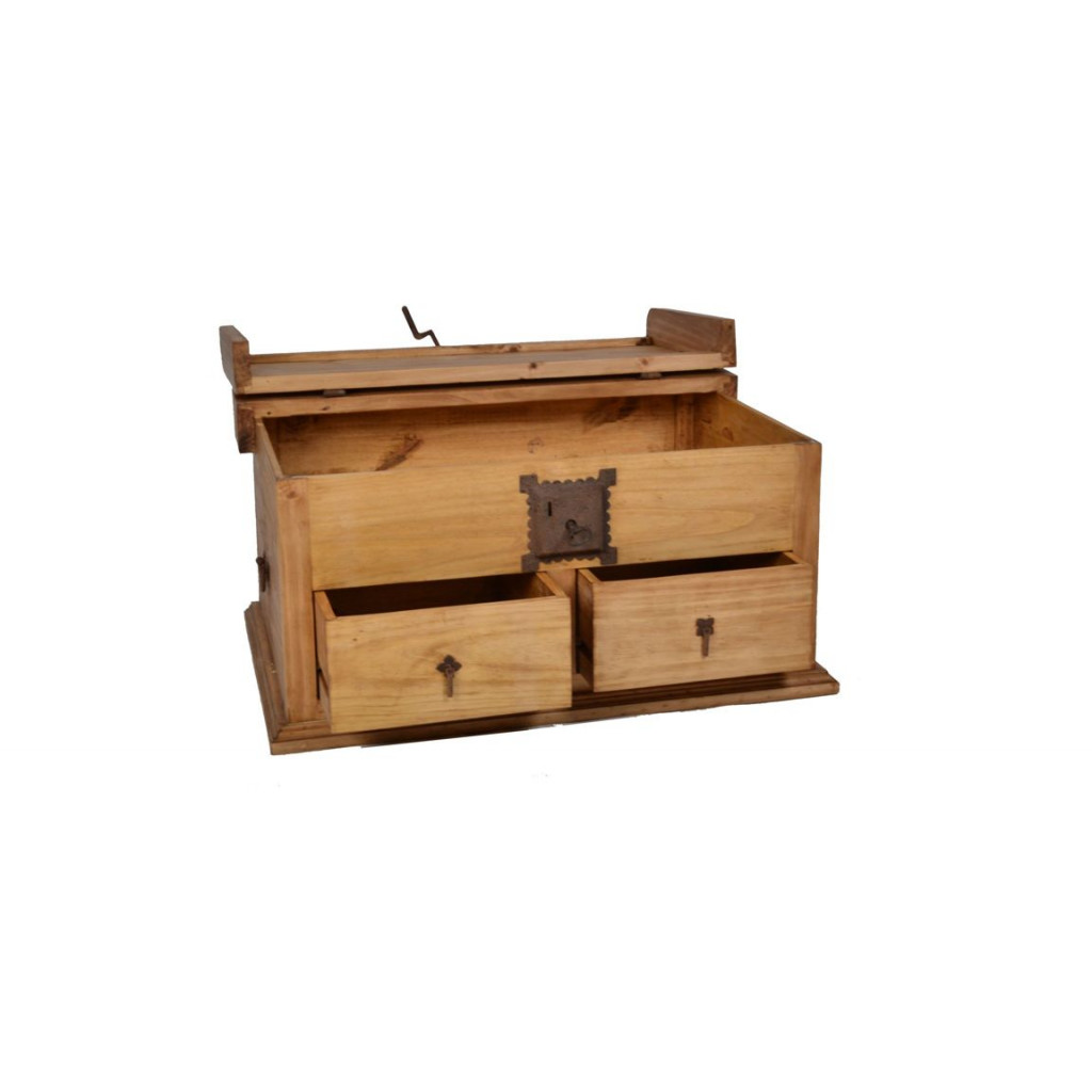 Truhentisch Mexico Möbel Landhaus Pinie Honig